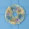 14" Wooden Floral Spring Artificial Wreath with Seed Pods